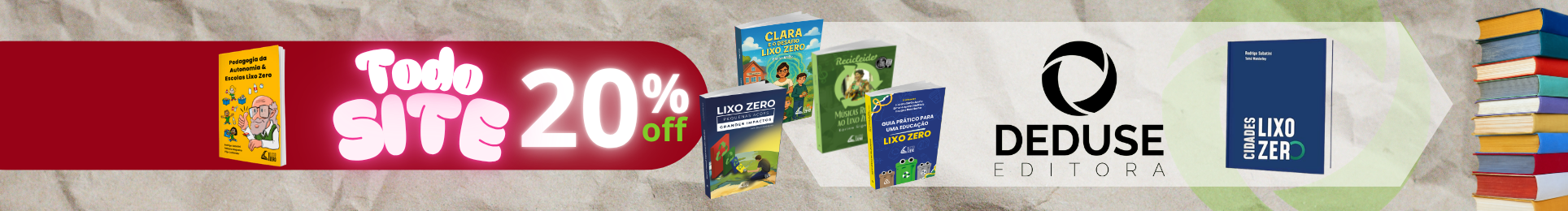 Todo Site DEDUSE Editora com 20%